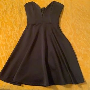 black strapless dress from Windsor. Lightly worn.